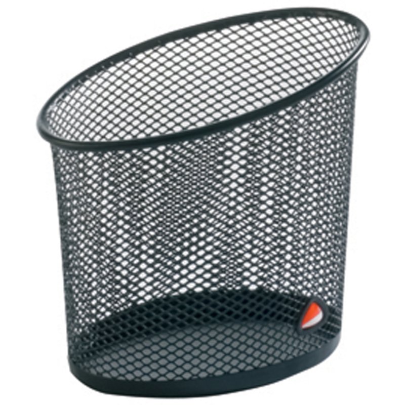 ALBA porte-stylos rond fil métallique, gris, diamètre 60 mm